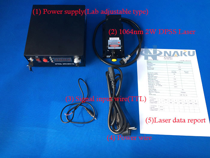 1064nm2W DPSS Laser ir dpss